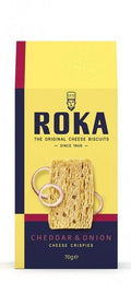 Roka Cracker Crisp Cheddar Cheese Onion