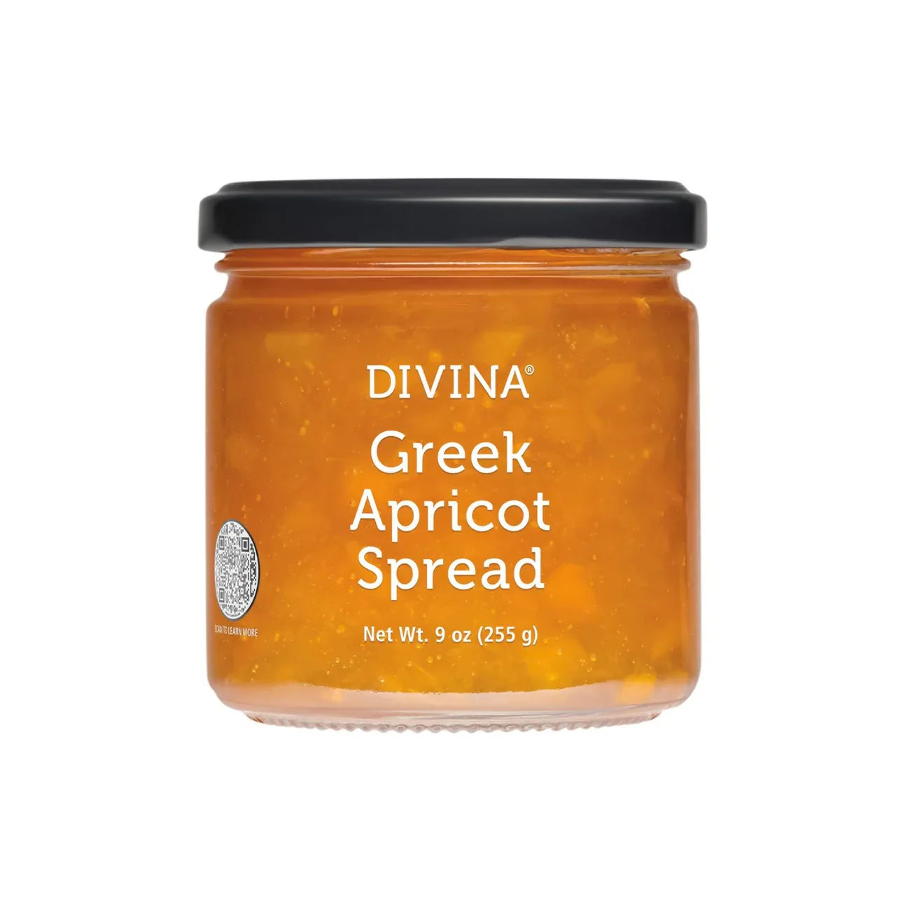 Divina Greek Apricot Spread – Gourmet 9 oz Jar