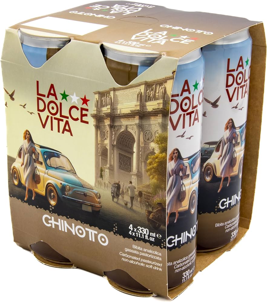 Dolce Vita Chinotto Soda 4x11.1oz