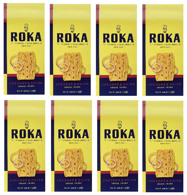 Cracker Crisp Cheddar Cheese Onion